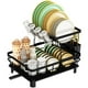 thumbnail image 1 of Escurridor de platos de 2 niveles Timcorr estante de secado desmontable con bandeja de goteo, 1 of 6
