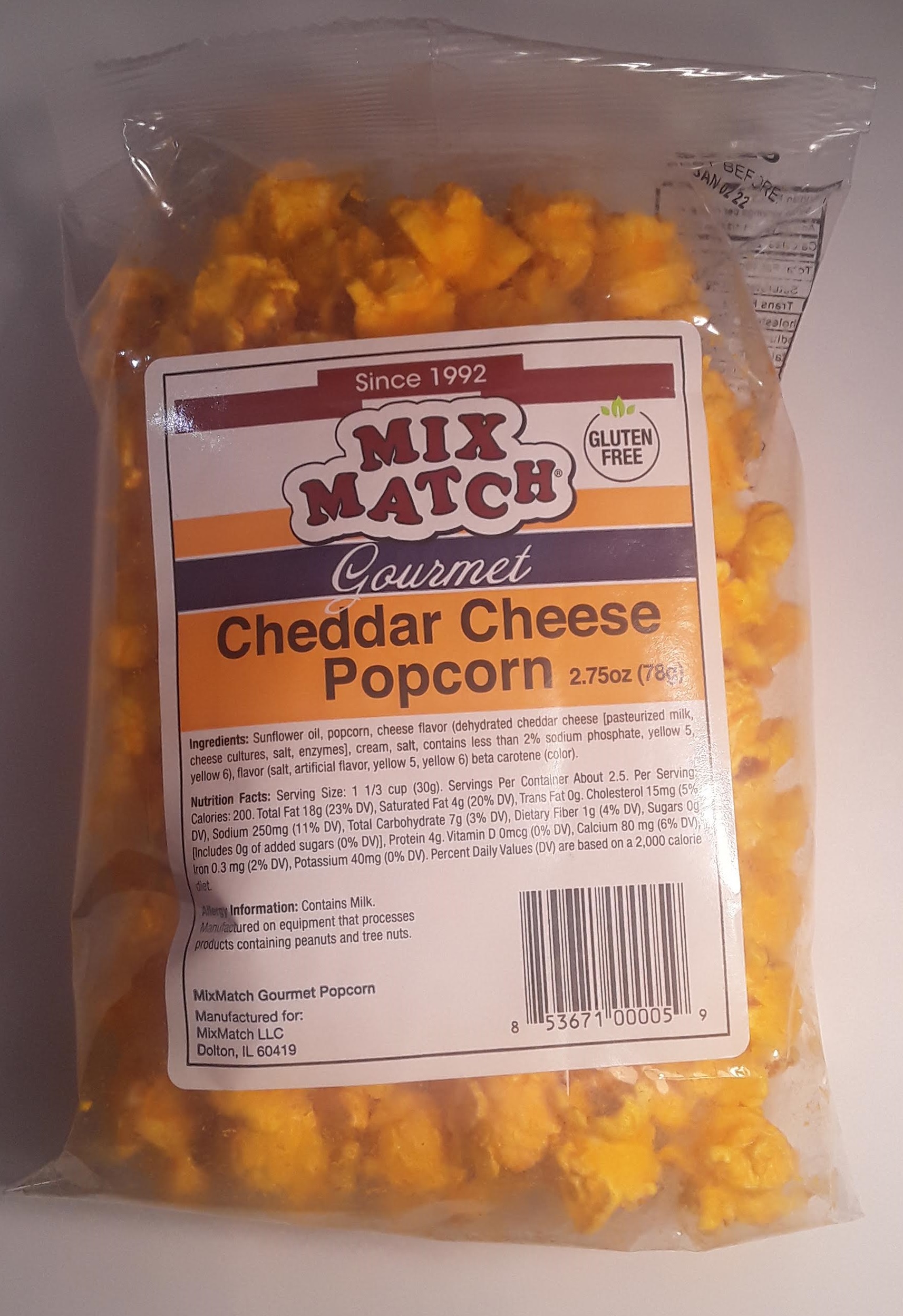 Mix Match Cheddar Cheese Popcorn