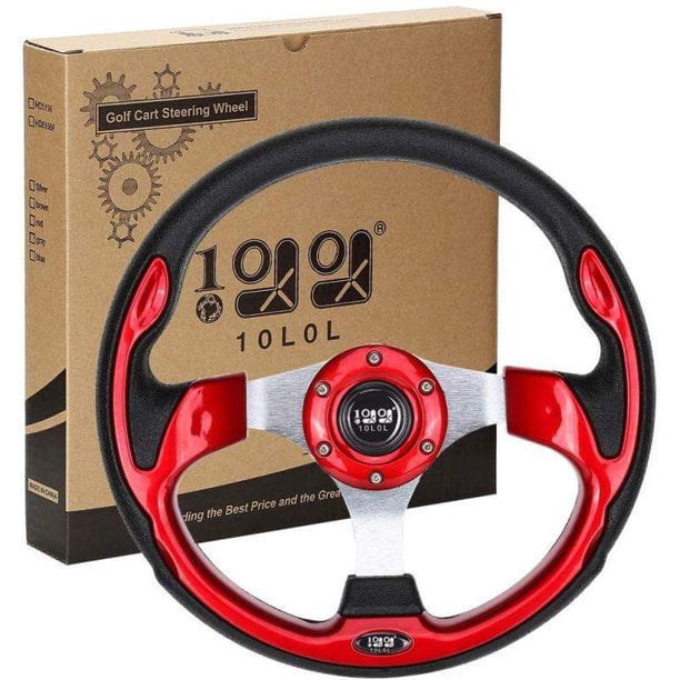 10L0L Golf Cart Steering Wheel for EZGO TXT RXV, Club Car DS Precedent ...