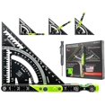 thumbnail image 2 of Britton Square 7''-Black/Green Aluminum Rafter Square -Rafter Square with Level, Innovative Framing & Carpentry Tools, 2 of 4