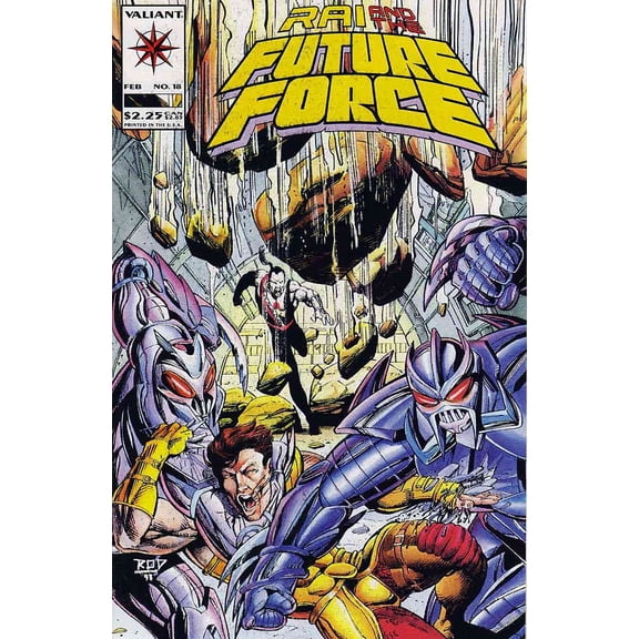 Rai and the Future Force #18 VF ; Valiant Comic Book