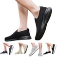 thumbnail image 5 of NOKIO Walking Shoes for Men Breathable Elastic Knit Sneakers Comfortable S𝗅ip On L𝗈afers Lightweight Soft Sole Walking Shoes Wide Width Non-S𝗅ip Athlet𝗂c Shoes, 5 of 5