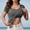 GY2, variant on Womens Short Sleeve Top, with Built In Bra Seamless Comfort Tee Red XL