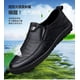 thumbnail image 4 of Mocasines de cuero para hombre, zapatos planos antideslizantes para caminar, transpirables, sin cordones para exteriores, zapatillas de deporte para conducir en la oficina2, 4 of 4