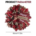 thumbnail image 3 of 18 Inch Valentines Day Mesh Wreath,Valentines Wreaths for Front Door with Wooden Sign Fishnet Yarn, Valentines Day Wedding Decorations for Indoor and Outdoor, 3 of 9