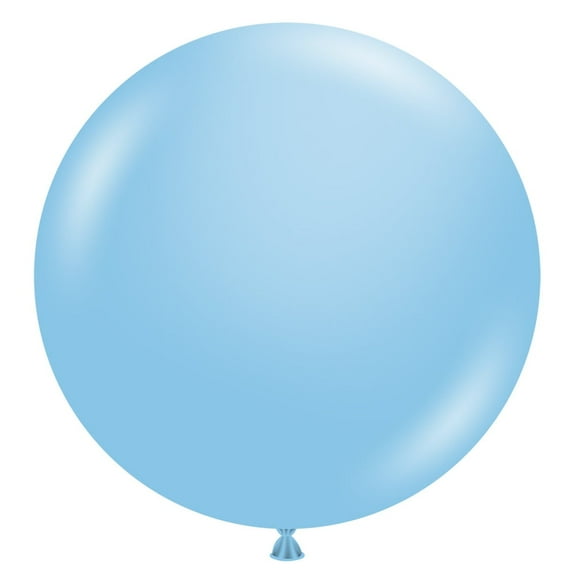 36 inch JUMBO Baby Blue TUFTEX Latex Balloon (1 Pack) - Party Supplies Decorations