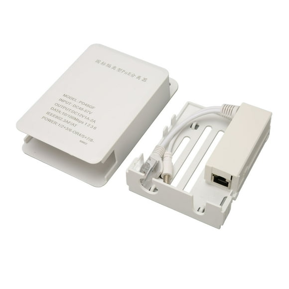 48V To 12V PoE Splitter Box, Reliable Easy Use Power Supply Module PoE Adapter Stable Transmission 48W for Camera