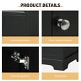 thumbnail image 6 of Bellemave 20" Bathroom Vanity Set with Sink and 2-tier Storage Rack Bathroom Cabinet with Door and Adjustable Shelf Free Standing Single Basin Vanity (20”, 2-tier Storage Rack, Black), 6 of 11