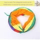 thumbnail image 3 of Juguete interactivo para mascotas con túnel interior para gatos, estilo S-arcoíris plegable para gatos, gatitos, conejos y cachorros, 3 of 5
