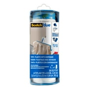 ScotchBlue Multi Surface Plastic Tape and Plastic Film with Dispenser, Unfolds to 48" Wide