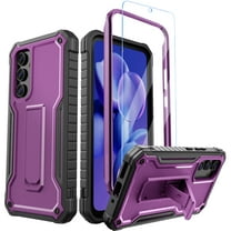 ExoGuard For Samsung Galaxy A54 5G Case, Phone Case with Screen Protector and Kickstand (Purple)