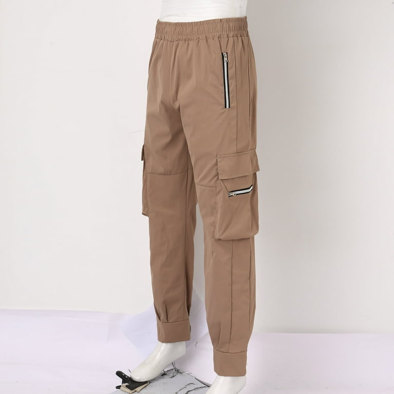 Khaki Cargo Pants Mens Spring And Fashion Autumn Cotton Khaki Cargo Pants Mens Spring And Fashion Autumn Cotton