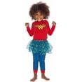 thumbnail image 2 of Wonder Woman Girls Toddler Tutu Pajama Set, 2 of 5
