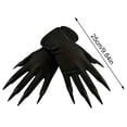thumbnail image 3 of Halloween Glitter Long Claw Gloves, Gothic Monster Witch Gloves for Halloween Birthday Party & Role Play, 3 of 5