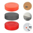 thumbnail image 3 of 6 Pcs Palets de Hockey Ronds Rouges pour Jeu Intérieur avec Matériau Plastique Durable Haute Élasticité, 3 of 9