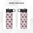 thumbnail image 3 of Daiia Dachshund Dog Puppy Printed 18oz Sports Insulated Kettle With Straw Water Bottle For Running Hiking Cycling Climbing Mens Woman'S Sports Water Bottle, 3 of 8