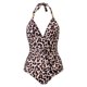 thumbnail image 4 of WILLBEST Trajes de Baño Natacion Mujer Trajes de Baño Con Control de Barriga Traje de Baño Con Cuello Fruncido En V Traje de Baño Para Mujer, 4 of 4