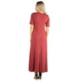 thumbnail image 3 of 24/7 Comfort Apparel Women's Casual Maxi Dress, 3 of 4