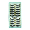 thumbnail image 1 of Xihbxyly Pestañas 3D, Pestañas Gruesas de Aspecto Natural, Pestañas Largas y Rizadas de Tira Completa, Estilo Glamuroso y Sutil, Pestañas Reutilizables, Maquillaje para Bodas, Look Perfecto para Self, 1 of 7