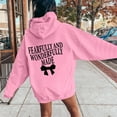 thumbnail image 4 of SIYUDAN Women's Hoodies Sweatshirts Long Sleeve Pullover Hoodies for Women Cute Hoodies Coffee Hooded Sweatshirt Women's Fall Fashion College Clothes for Women, 4 of 6