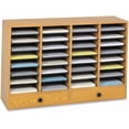 thumbnail image 2 of Literature Organizer  Compartments  Office and Classroom Mailbox with Adjustable Shelves  Wood Paper and Mail Sorter  Modern, 2 of 6