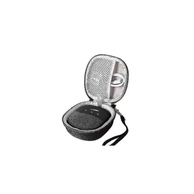 Bolsa de almacenamiento portátil a prueba de golpes Eva + Nylon para altavoz Bose Soundlink Micro Tooth, con cuerda (negro) ZefeiWu 8390612507984