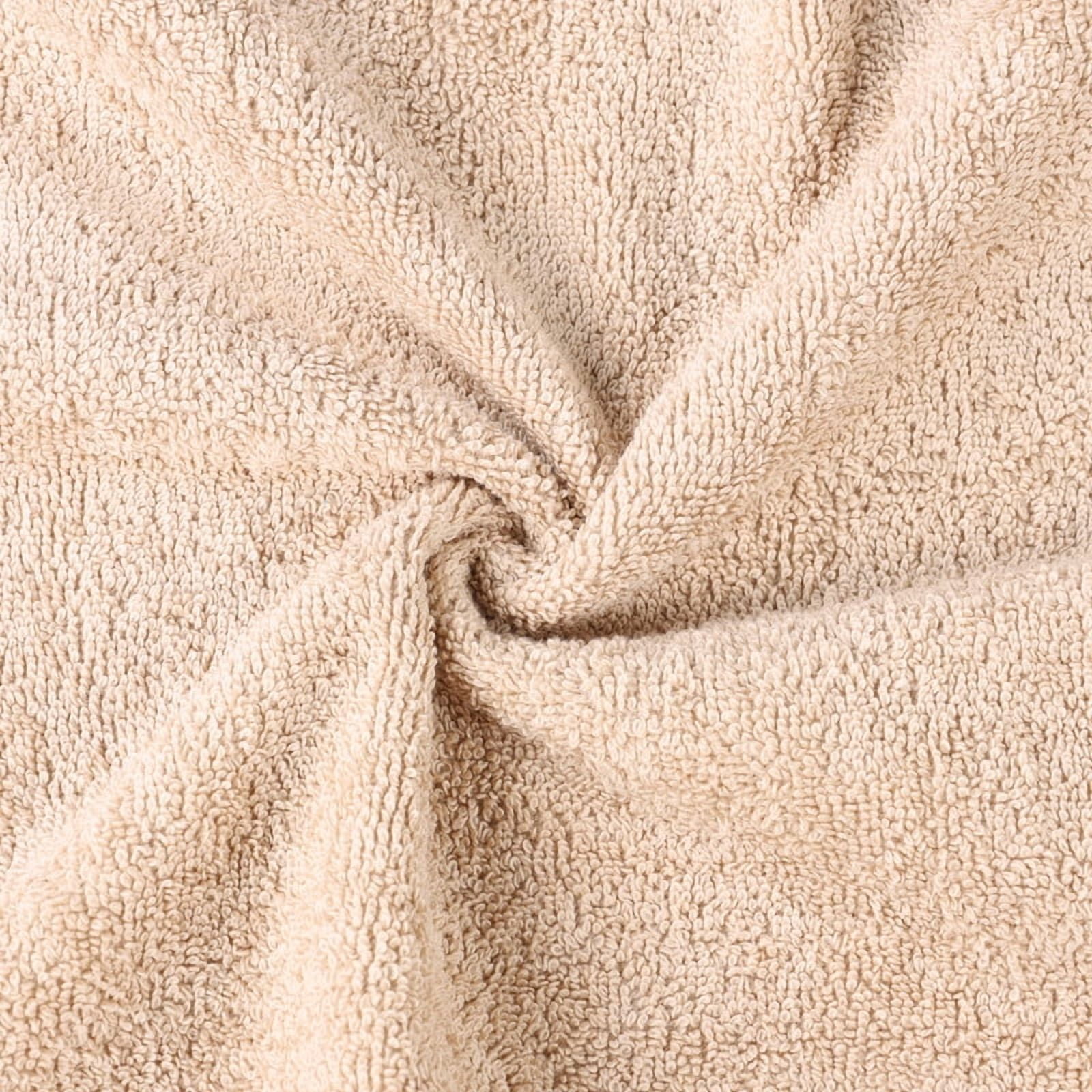 Superior Kendell Egyptian Cotton Bath Towels, Set of 4, Fawn