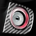 thumbnail image 2 of Carbon Fiber For Legacy 2010-2014 Engine Ignition Keyhole Panel Cover Trim Decal Interior Accessories, 2 of 5