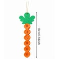 thumbnail image 3 of Easter Bunny Button Ornament Kit - Adorable Easter Button Decoration Crafting Kit | Make Your Own Buttons Carrot Decorations | Handmade Hanging Ornaments (Carrot), 3 of 8
