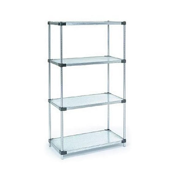 Nexel Industries 18607SZ 18 x 60 x 74 in. Solid Shelf Unit, Galvanized