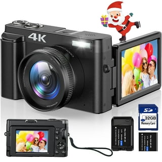 Tagital Camera Camcorder, HD 1080P 24 MP 16X Digital Zoom Video Camcorder  with LCD and 270 Degree Rotation Screen