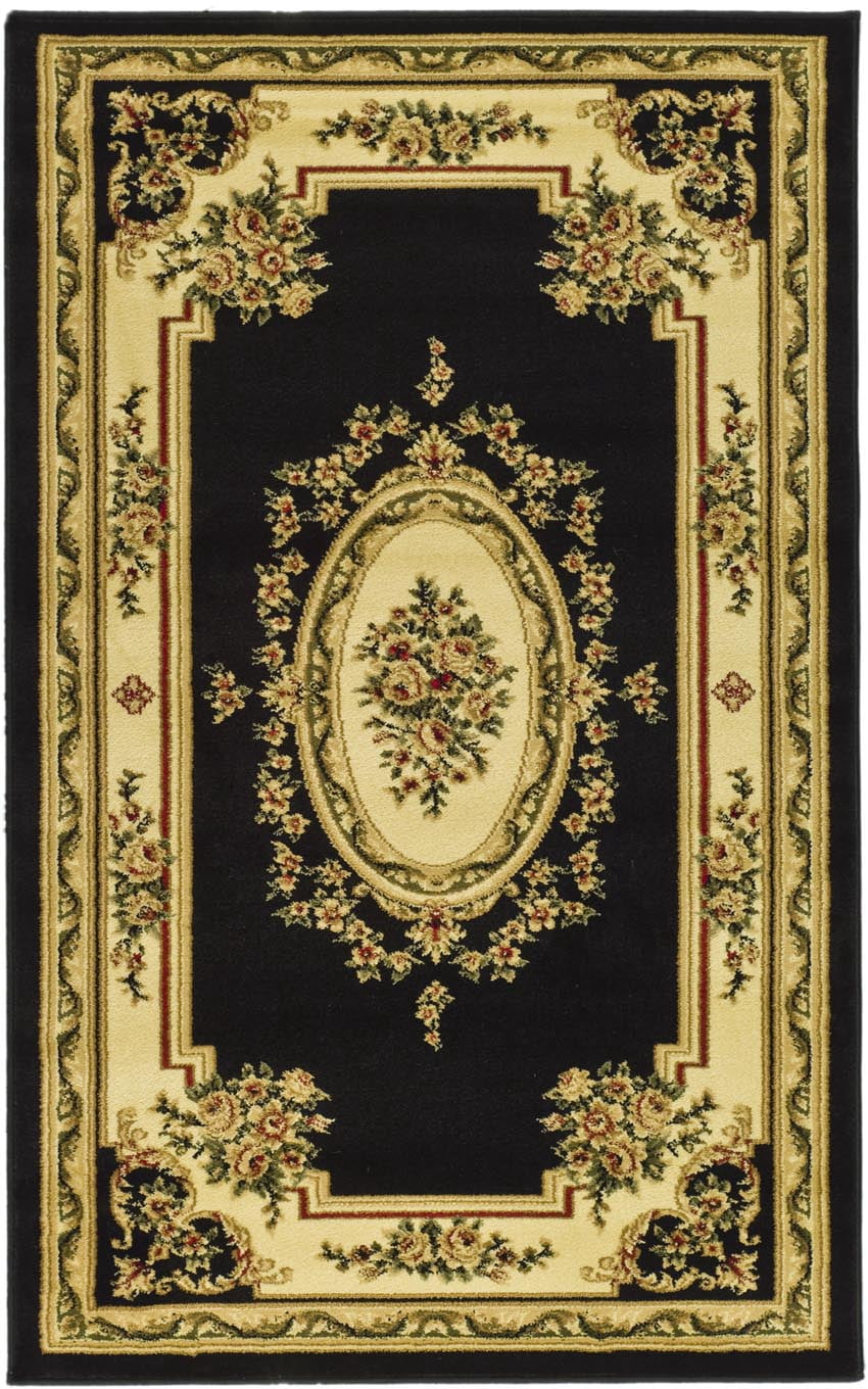 Safavieh Lyndhurst Katherine Floral Area Rug, Black/Ivory, 2'3" x 4'
