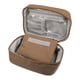 thumbnail image 1 of 1 juego de bolsa de cosméticos, bolsa de maquillaje de viaje impermeable, bolsa organizadora de cepillos cosméticos, bolsa de almacenamiento para el cuidado de la piel para mujeres, marrón, 9.45 x 6.10 x 4.33 pulgadas. Unique Bargains bolsas de cosméticos, 1 of 7