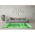 thumbnail image 3 of Ahgly Company Indoor Rectangle Abstract Emerald Green Contemporary Area Rugs, 4' x 6', 3 of 4