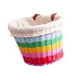 thumbnail image 4 of funtasica Kids Bike Basket Front Decoration Handlebar Basket Accessories Detachable Front Basket for Children Kids Boys L with Lining Cloth, 4 of 8