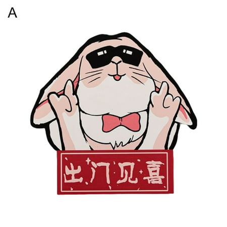 

Papaba Spring Festival Pendant Decorative Hand-painted Unique Year of The Rabbit Spring Festival Sign Hanging Ornament