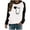 Black, variant on nerohusy Fall Halloween Sweatshirts for Women Crewneck Long Raglan Sleeve Sweatshirt Relaxed Spooky Heart Print Pullover Tops 2025 Black,XL