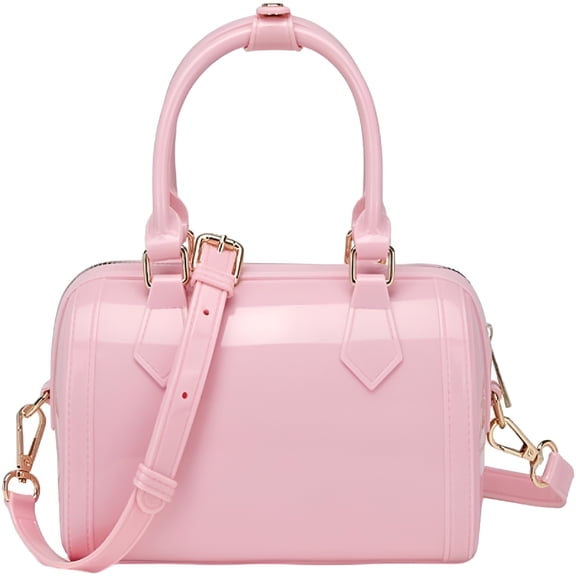 GASTROPOD 2026 New Boston Bag Crossbody Bags for Women Trendy Plastic Shoulder Purse Pvc Top Handle Bags Tote Handbag Work Travel Satchels for Shopping, Commuting, Office, Casual Outings, Travel