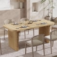 thumbnail image 4 of Tribesigns 62-inch Rectangular Dining Table for 4-6, Modern Simple Kitchen Dinner Tables for Dining Room, 4 of 5