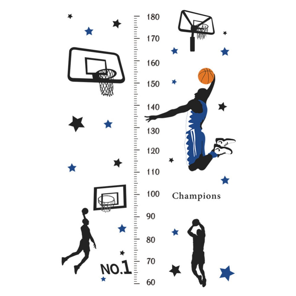 Kids Height Chart Wall Decals,Baby Growth Chart Wall Ruler,Forest