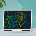 thumbnail image 3 of 20 Inch Rechargeable LCD Electronic Drawing Board Colorful Writing Board Graffiti Handwriting Board Drawing Board,Black, 3 of 8