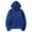 Blue, variant on Mens Hoodie, Oversized Hoodies Men's Fall Long Sleeve Hooded Sweatshirt Zipper Cardigan Jacket, Baggy Hoodie Men, Big and Tall Hoodies Blue 2XL