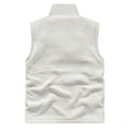 thumbnail image 4 of Jackets for Men, Men's Stand Collar Sleeveless Work Vest Jackets with Multi Pockets | Lightweight Casual Sport Coat,Casual Regular Fit Street Outerwear, 4 of 8