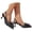 Black, variant on IWRICH Polka Dot Stilettos for Women Pointed Toe Slingback Pumps with Bow Elegant Wedding Party Casual Everyday Shoes White 9