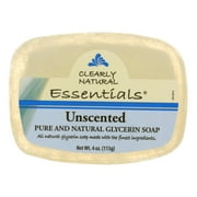 Clearly Natural Glycerine Bar Soap Unscented - 4 oz