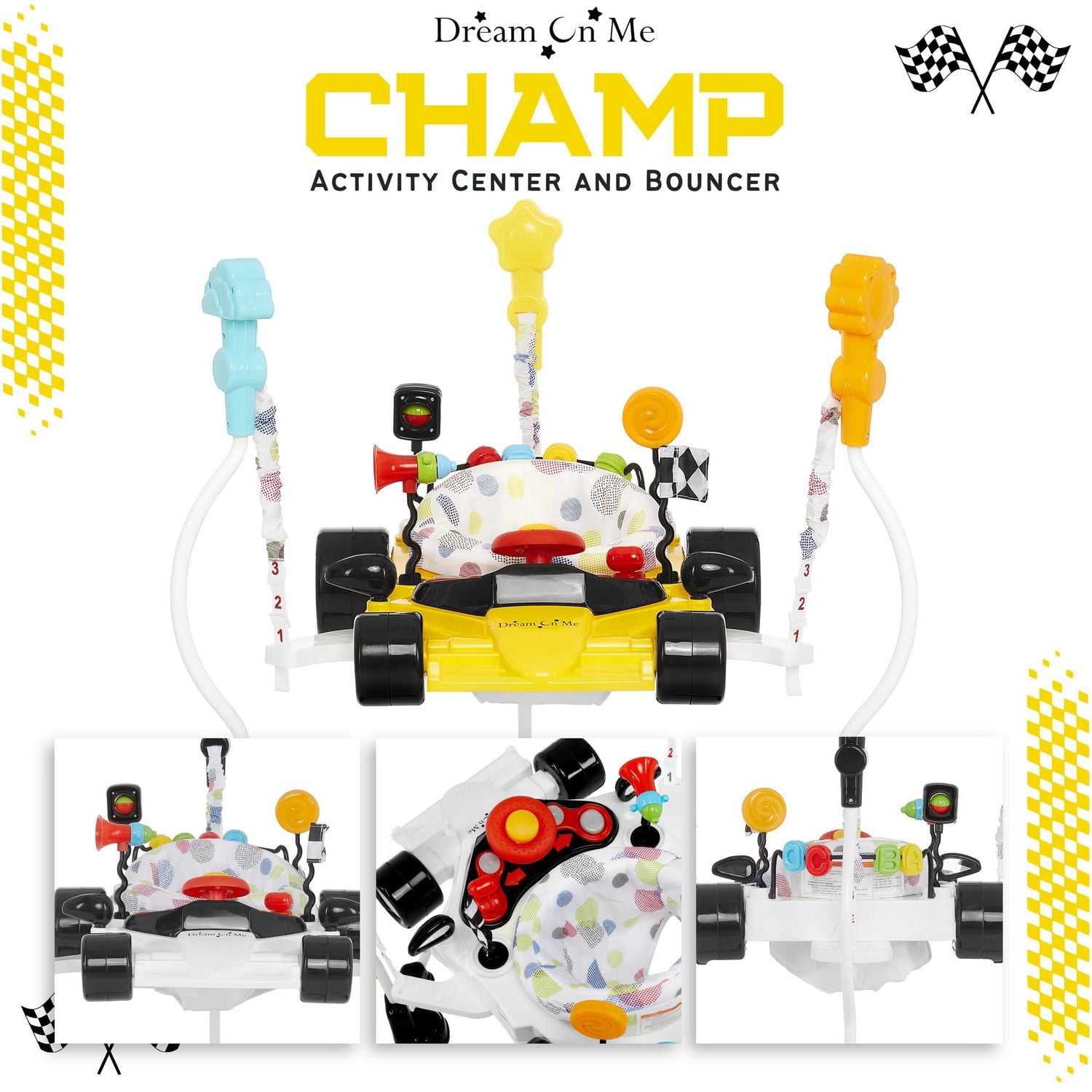 Dream On Me Champ 2-In-1 Activity Center