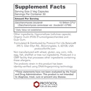 Protocol for Life Balance Saccharomyces Boulardii Probiotics - 60 Veg Caps