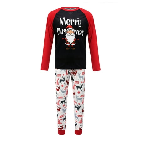 

COUTEXYI Family Matching Pajamas Christmas Jammies Clothes Soft Family Matching Pajamas Holiday Sleepwear Sets Long Sleeve Pjs