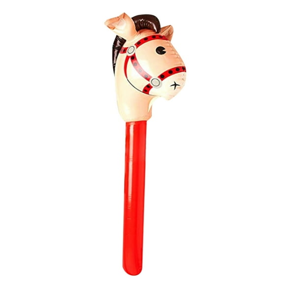 SKYESHEALLY Horse Inflatable Pool Toy Aquatic Themed Decor Inflate Pool Beach Birthday Party Toy Kick Scooter Inflatable