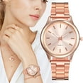 thumbnail image 2 of Feledorashia Clearance Deals Watch for Women Mother's Day Gifts Luxury Watches Quartz Watch Stainless Steel Dial Casual Bracele Watch, 2 of 3